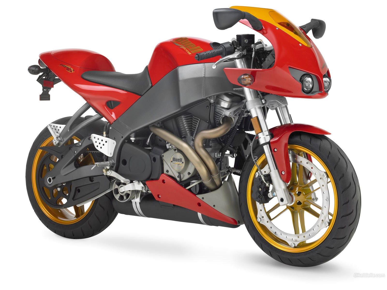 red sport motorcycle