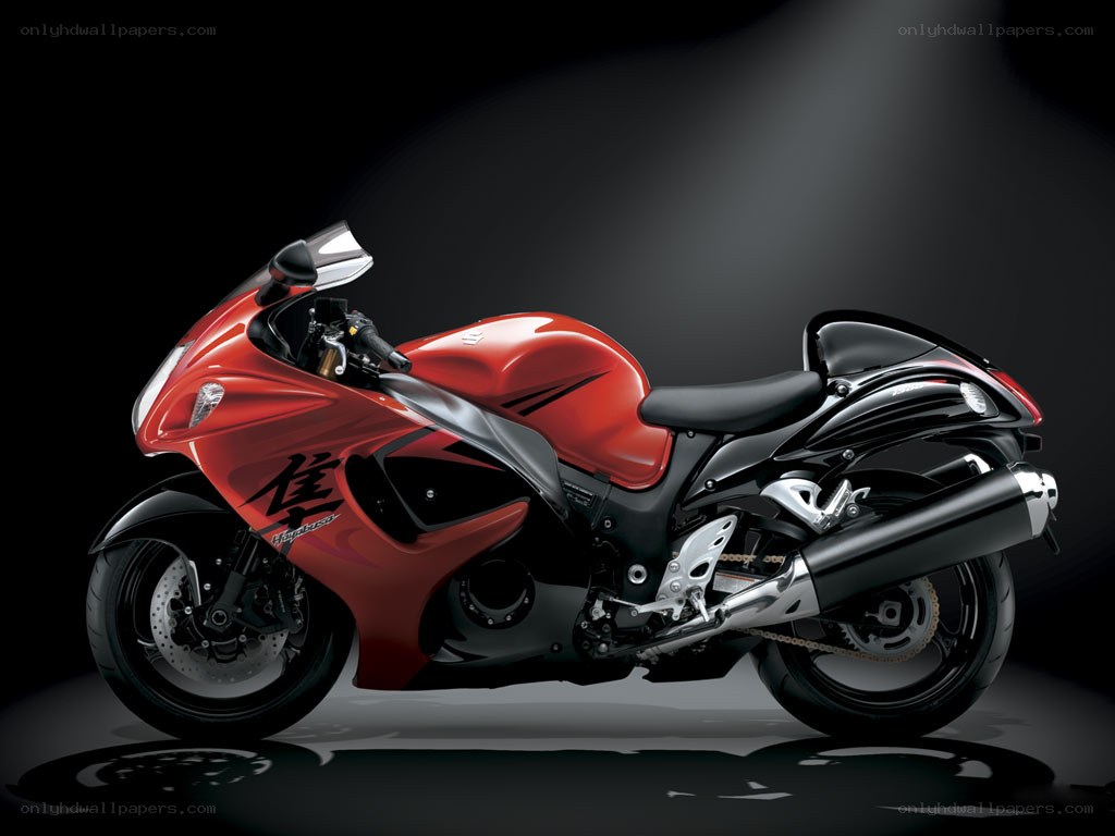 red sport motorcycle