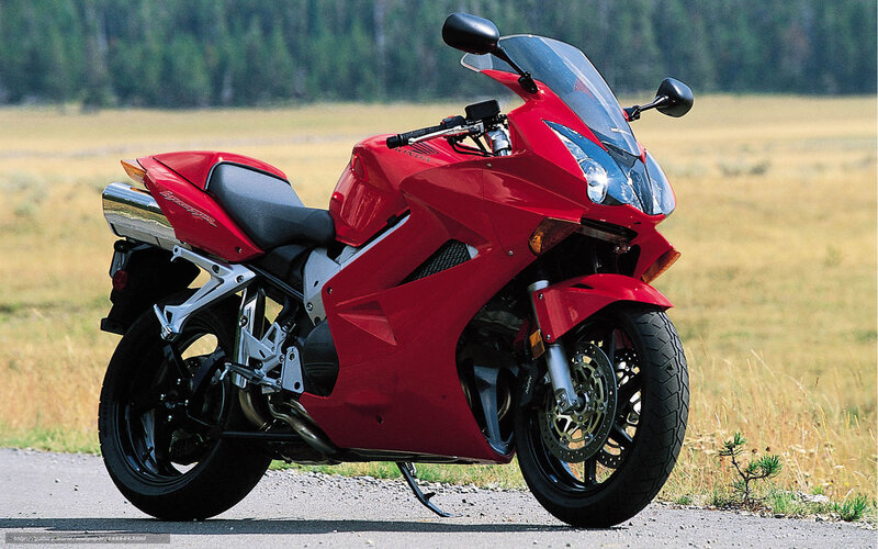 Red Sport Motorcycle — Calm, Afternoon, Photograph, Road