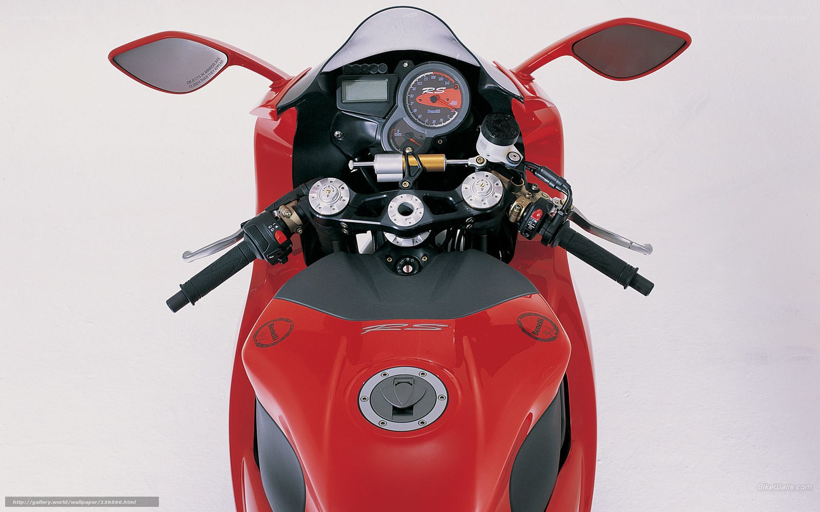 red sport motorcycle dashboard