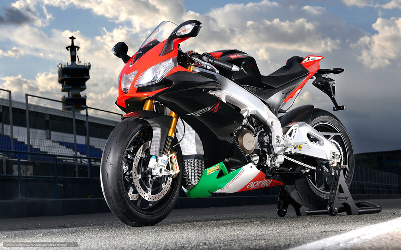 Red Sport Motorcycle — Dramatic, Afternoon, Photograph, Racetrack, Control Tower