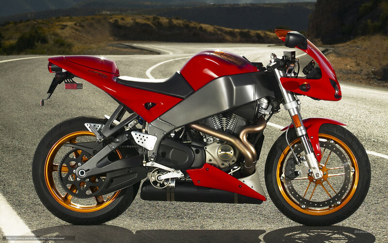 Red Sport Motorcycle — Dramatic, Afternoon