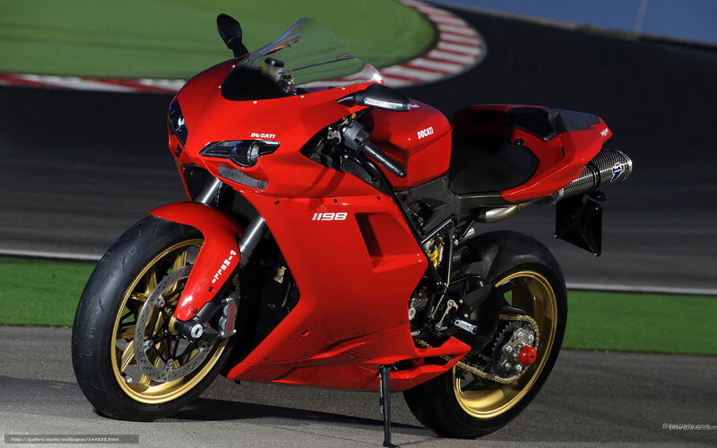 Red Sport Motorcycle — Dramatic, Night, Photograph, Race Track