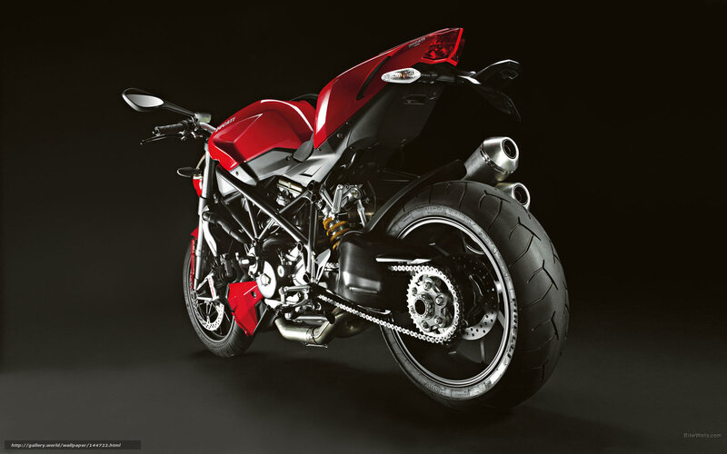 Red Sport Motorcycle — Dramatic, Photograph, Exhaust Pipe