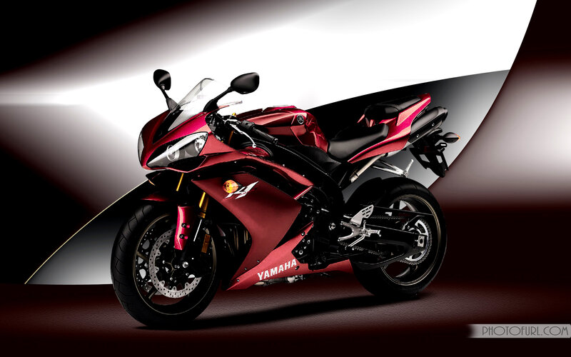 Red Sport Motorcycle — Dramatic, Photograph, Seat, Windshield, Exhaust