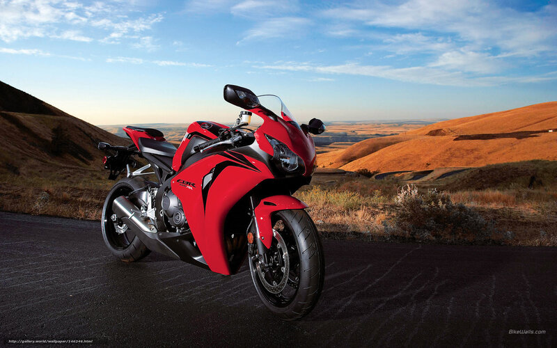 Red Sport Motorcycle — Dramatic, Sunset, Photograph, Road