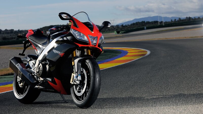 Red Sport Motorcycle — Dynamic, Afternoon, Photograph