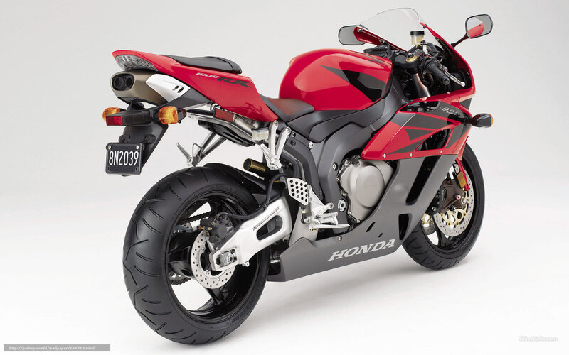 Red Sport Motorcycle — Neutral, Photograph, Exhaust Pipe, Rear Wheel