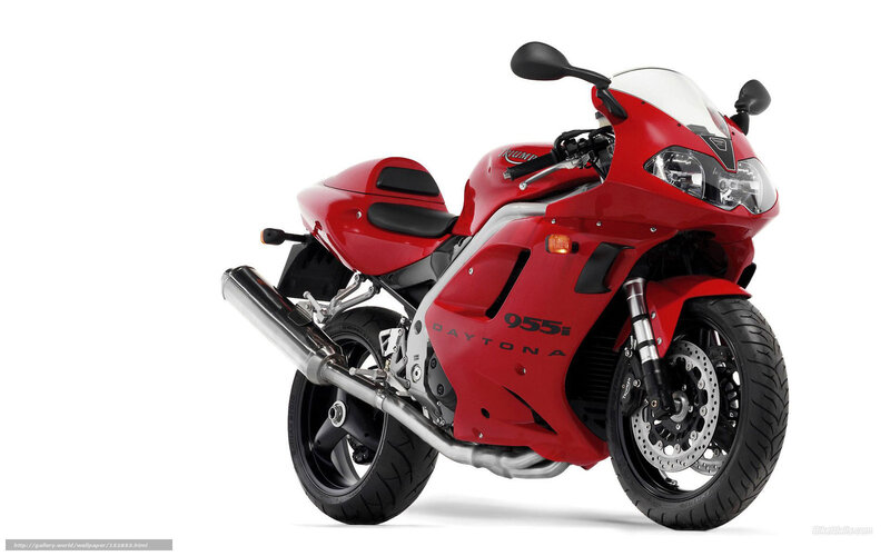 Red Sport Motorcycle — Neutral, Photograph, Exhaust Pipe, Windshield, Headlight