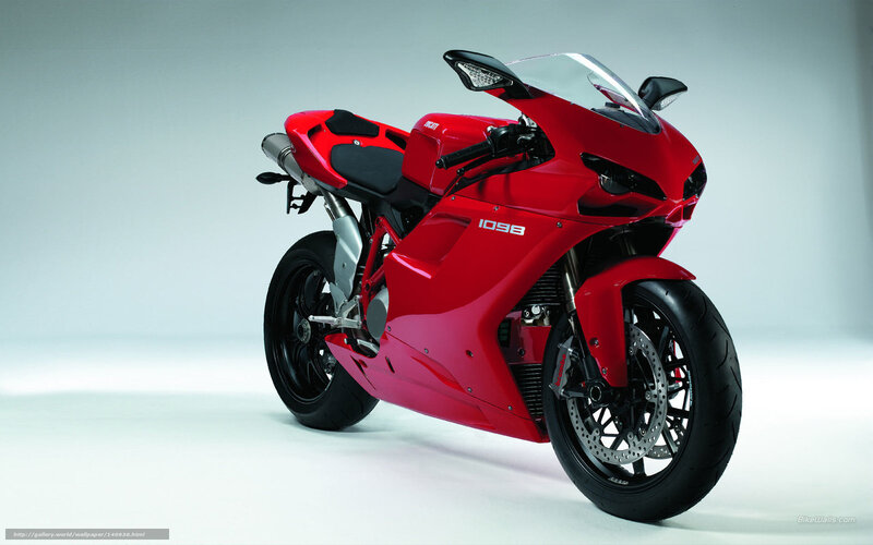 Red Sport Motorcycle — Neutral, Photograph, Exhaust Pipe, Windshield