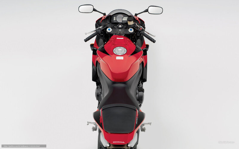 Red Sport Motorcycle — Neutral, Photograph, Handlebars, Seat