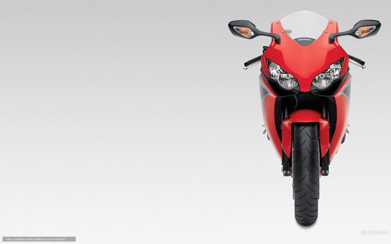 Red Sport Motorcycle — Neutral, Photograph, Headlight, Windshield