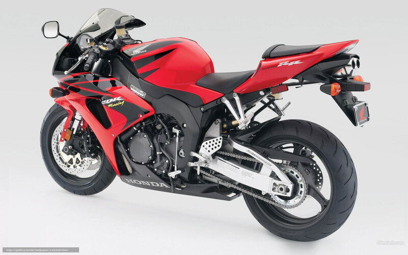 Red Sport Motorcycle — Neutral, Photograph, Seat, Exhaust, Chain