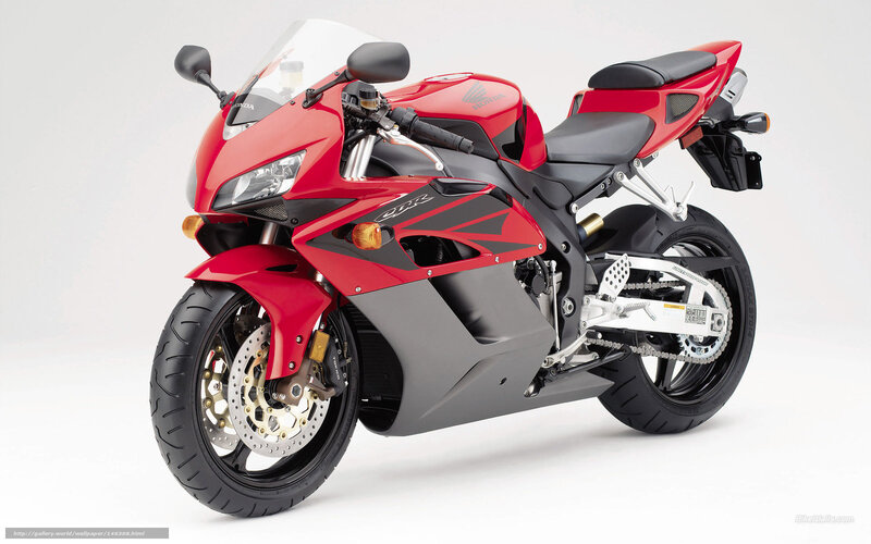 Red Sport Motorcycle — Neutral, Photograph, Windshield, Rearview Mirrors