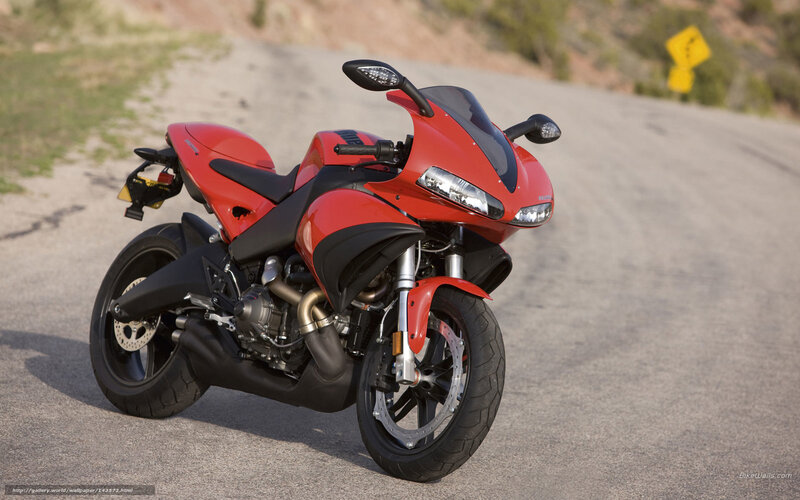 red sport motorcycle on road
