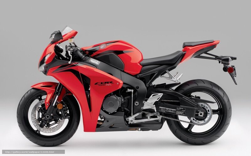 red sport motorcycle side view