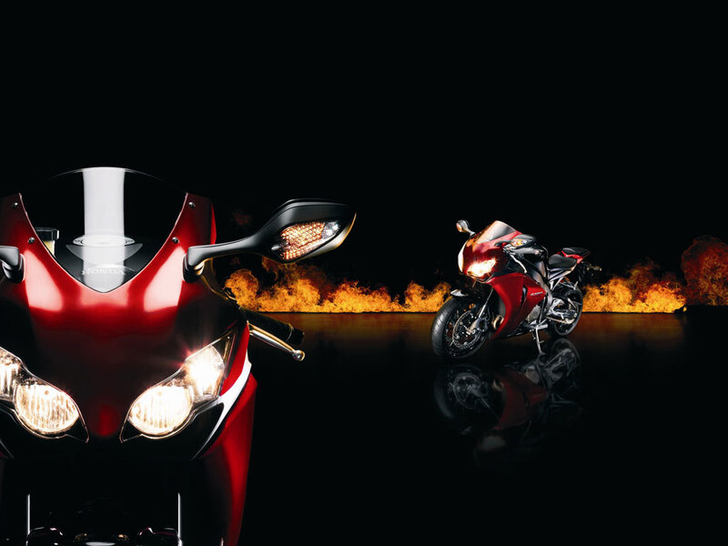 Red Sport Motorcycles