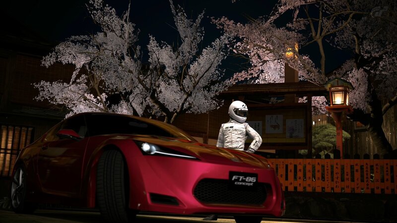 Red Sports Car and Driver — Serene
