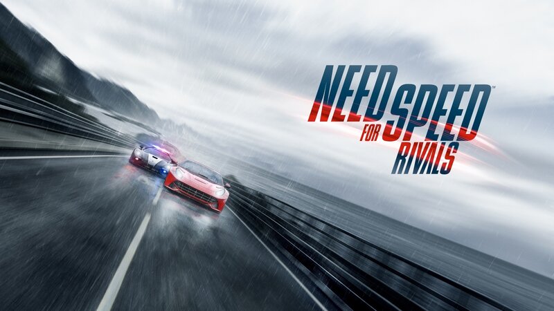 Red Sports Car and Police Car — Gray