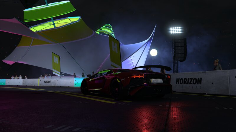Red Sports Car at Night — Black, Dramatic, 3d Render