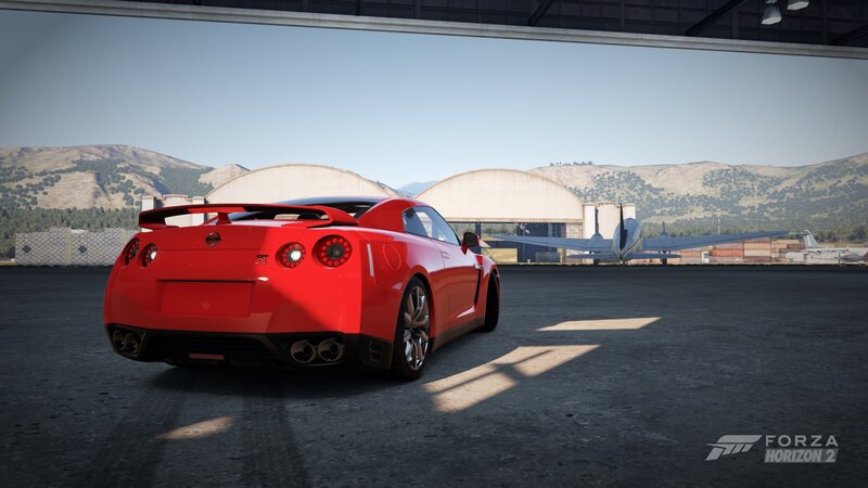 Red Sports Car — Calm, Afternoon, 3d Render, Airplane