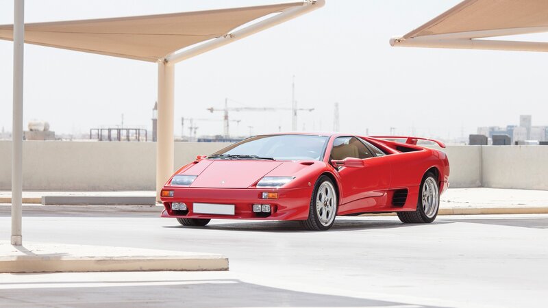 Red Sports Car — Calm, Afternoon, Photograph, Awning