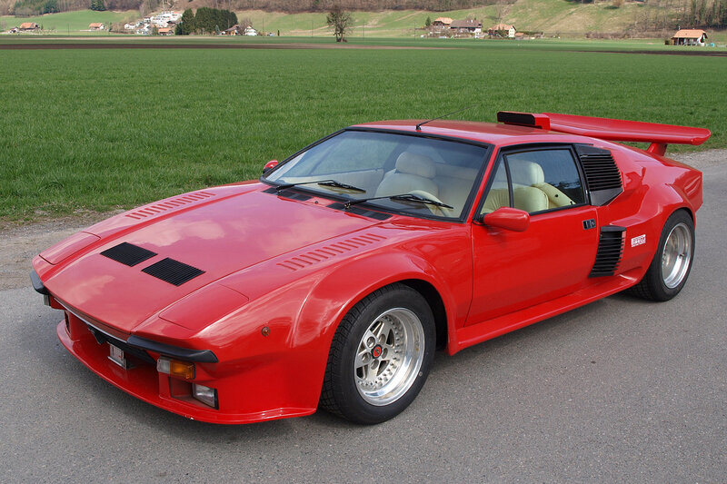 Red Sports Car — Calm, Afternoon, Photograph, Field