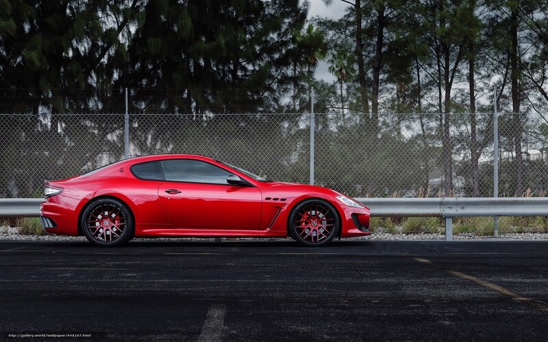 Red Sports Car — Calm, Photograph, Fence