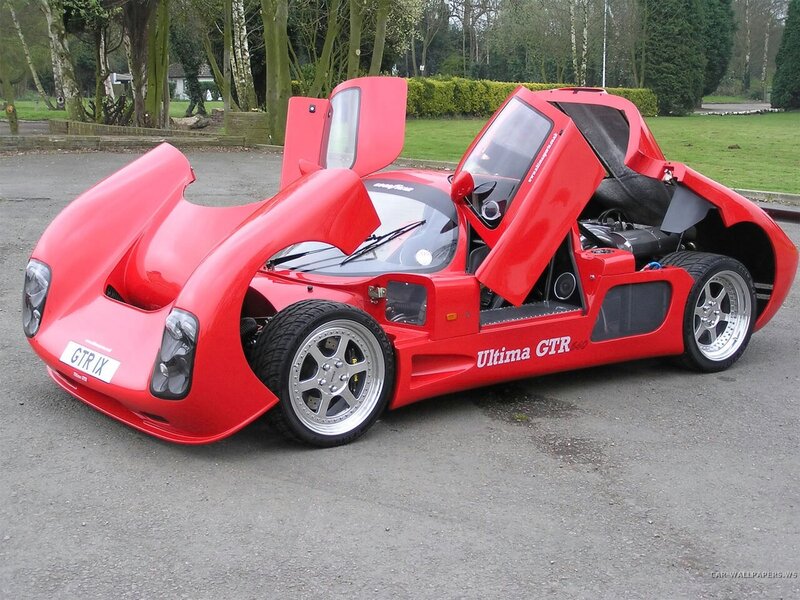 Red Sports Car — Calm, Photograph