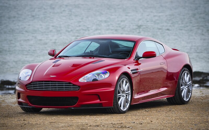 Red Sports Car — Calm, Photograph, Water