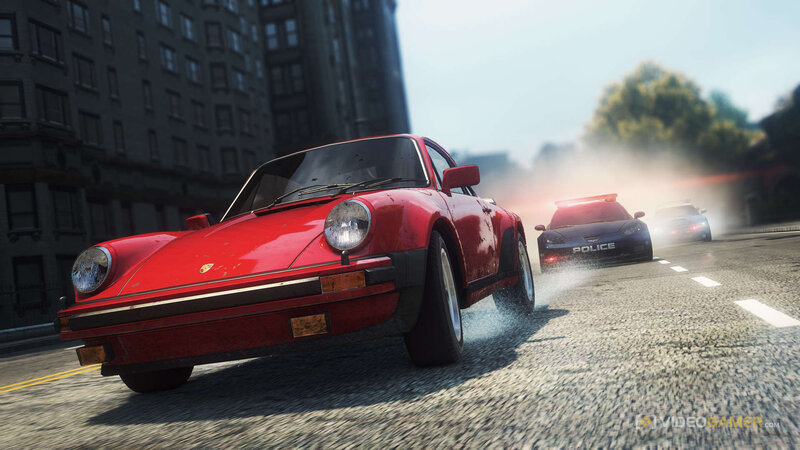 Red Sports Car Chase — Action-packed