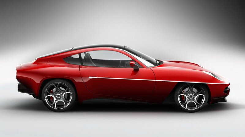red sports car concept