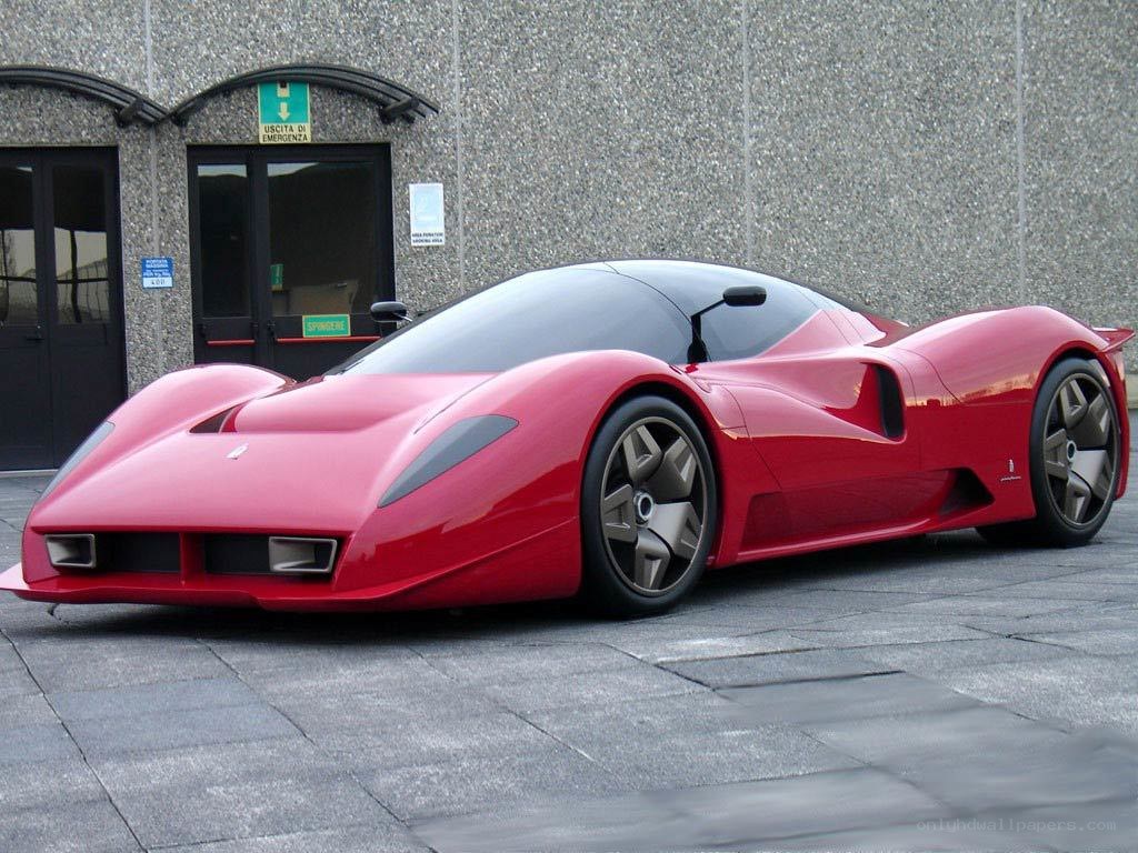 red sports car concept