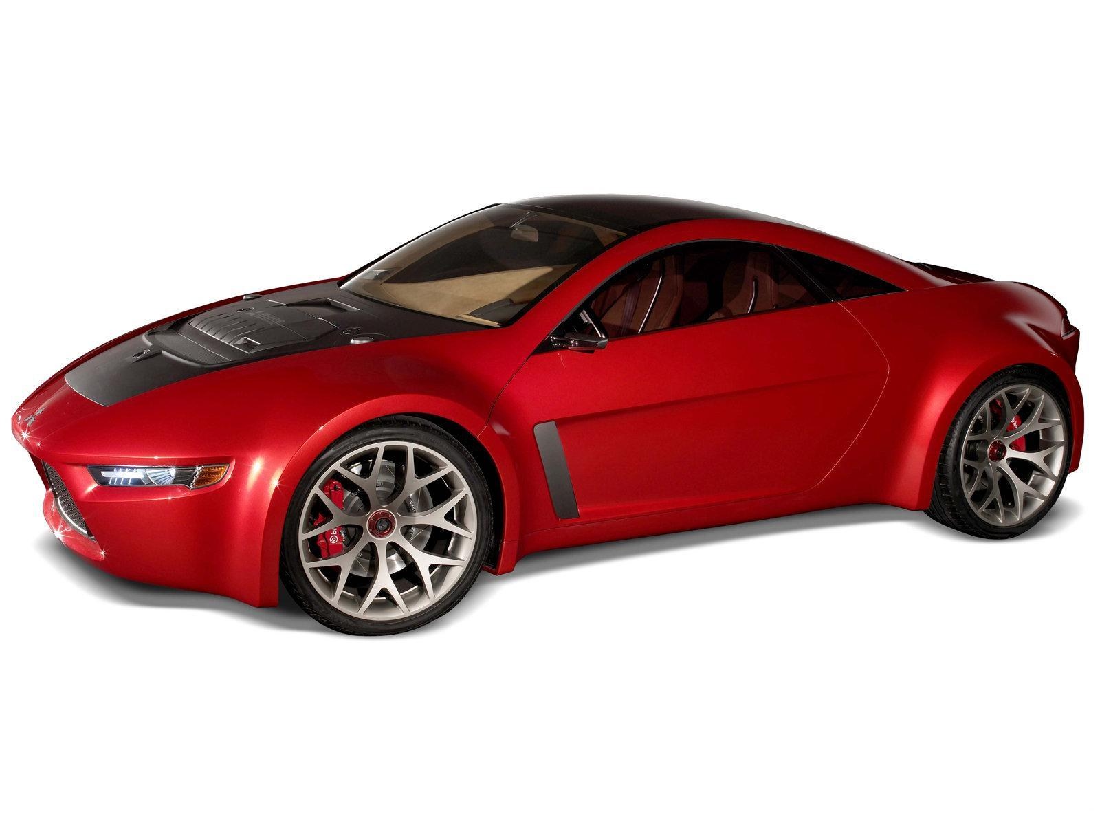 red sports car concept