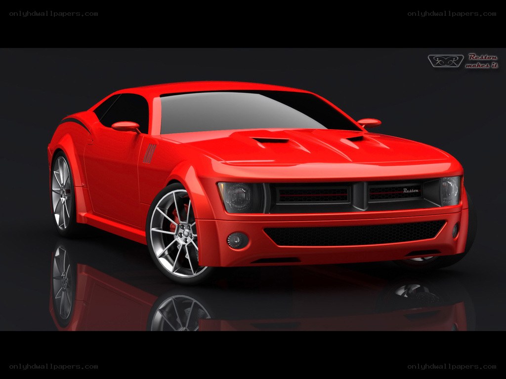 red sports car concept
