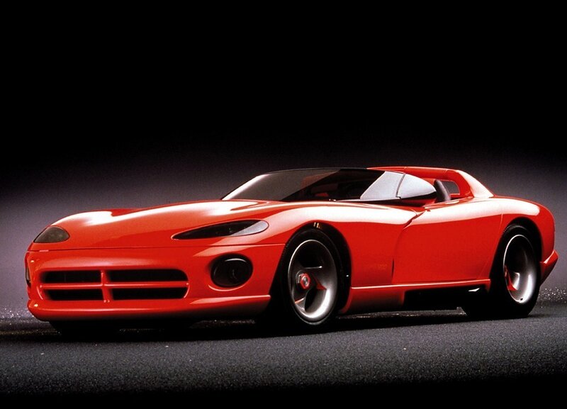 Red sports car concept