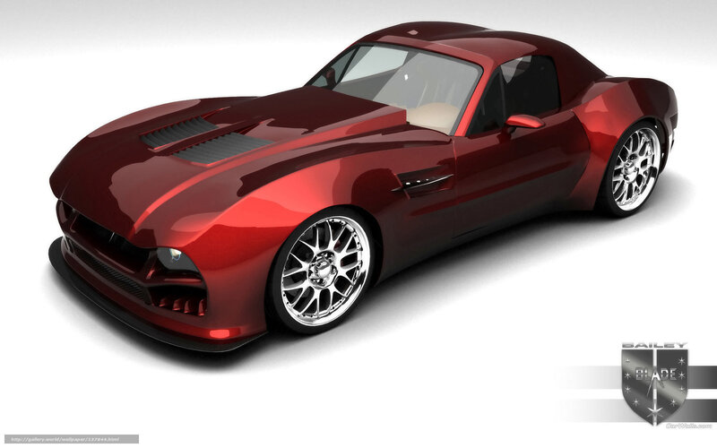 Red sports car concept