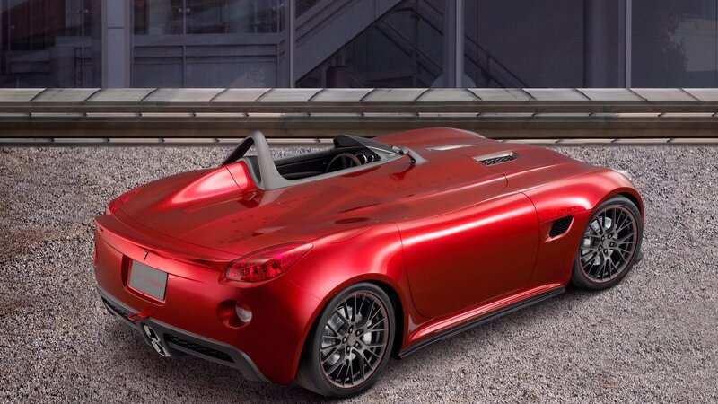 Red sports car concept