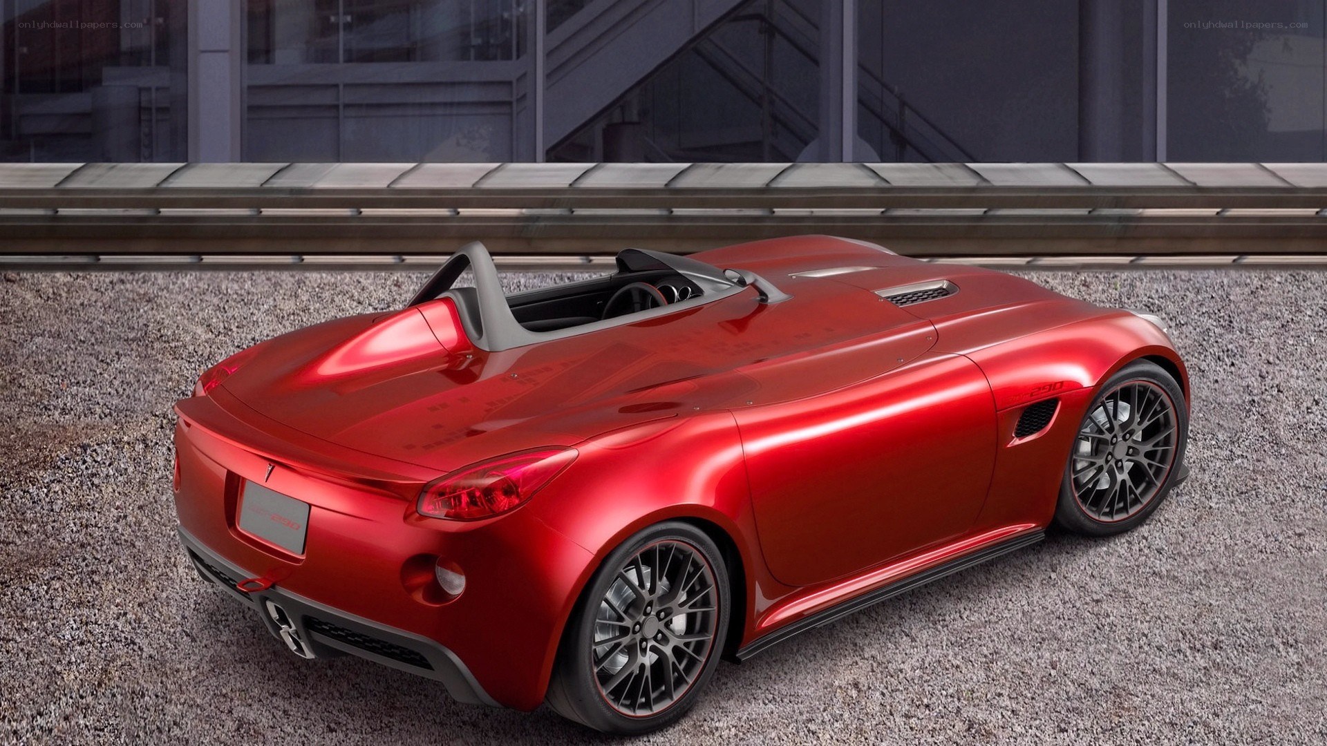 Red sports car concept