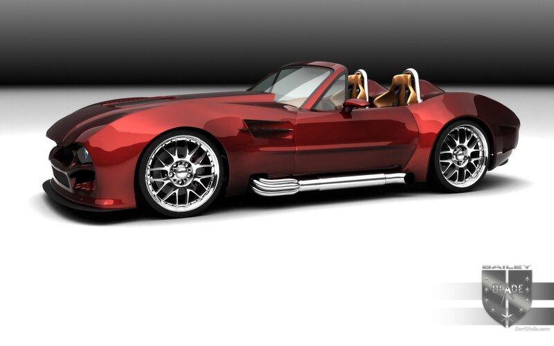 red sports car concept