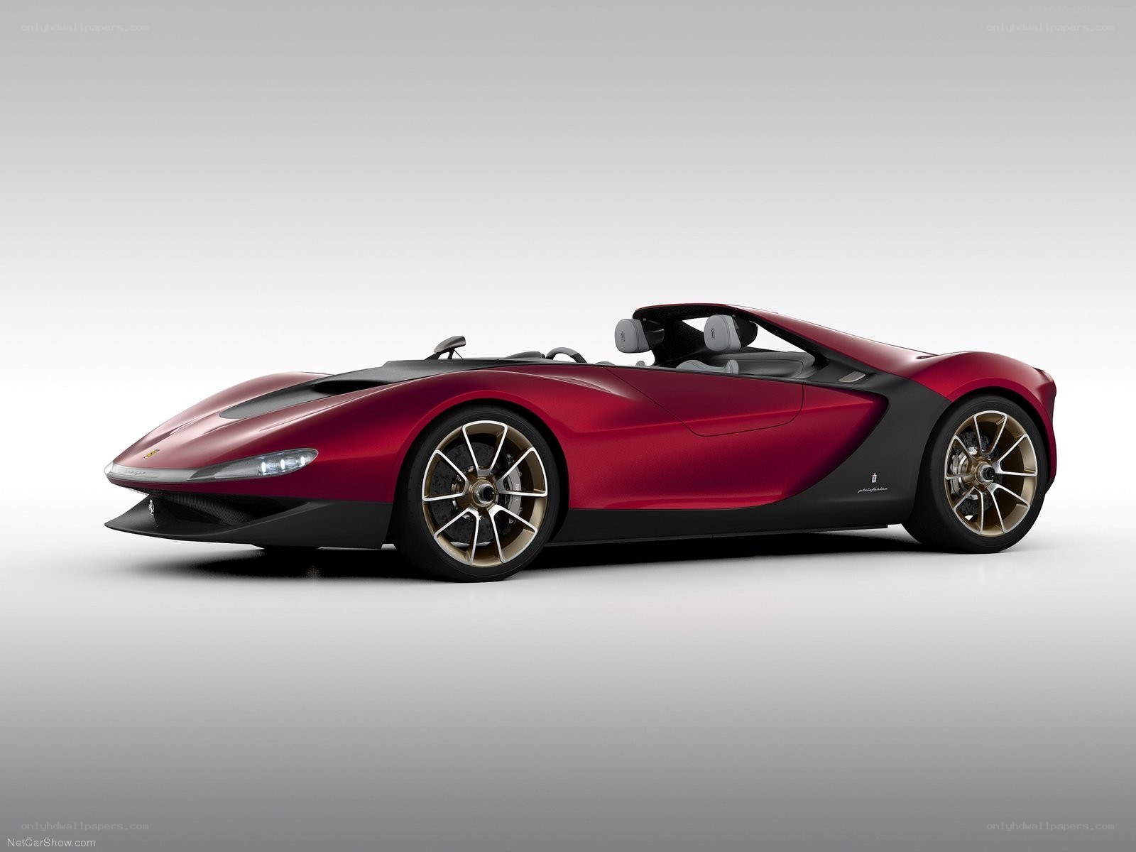 red sports car concept