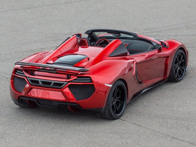 Red sports car convertible