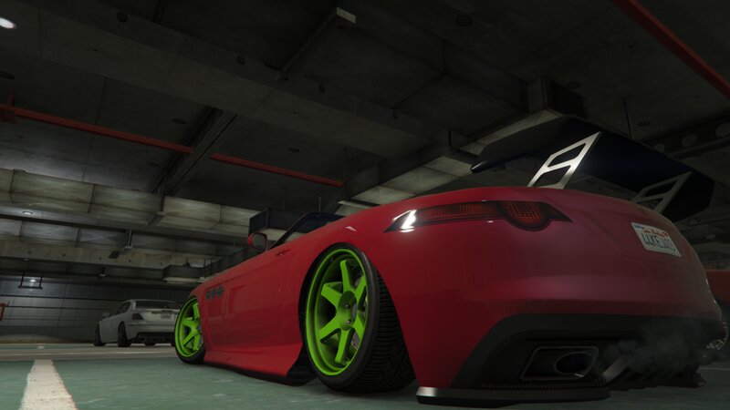 Red Sports Car — Dark, 3d Render