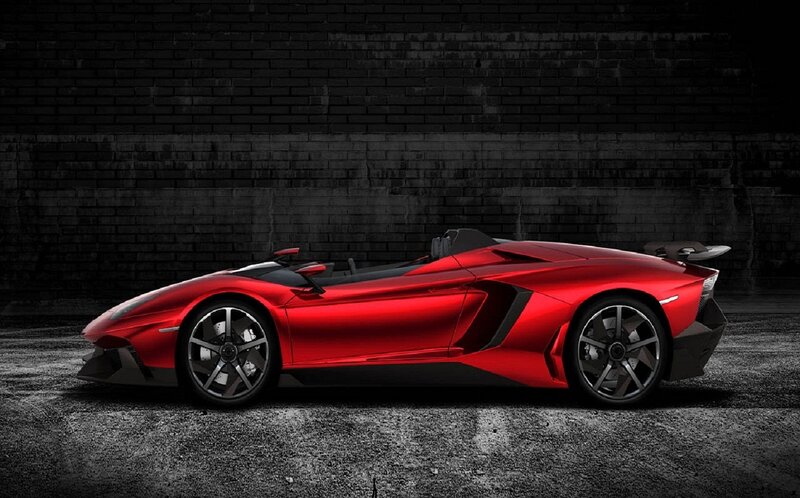 Red Sports Car — Dramatic, 3d Render, Brick Wall, Concrete Floor