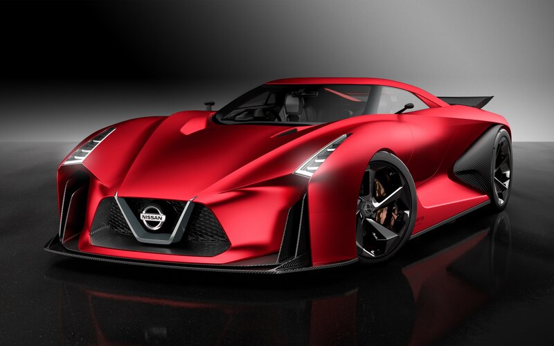 Red Sports Car — Dramatic, 3d Render, Carbon Fiber
