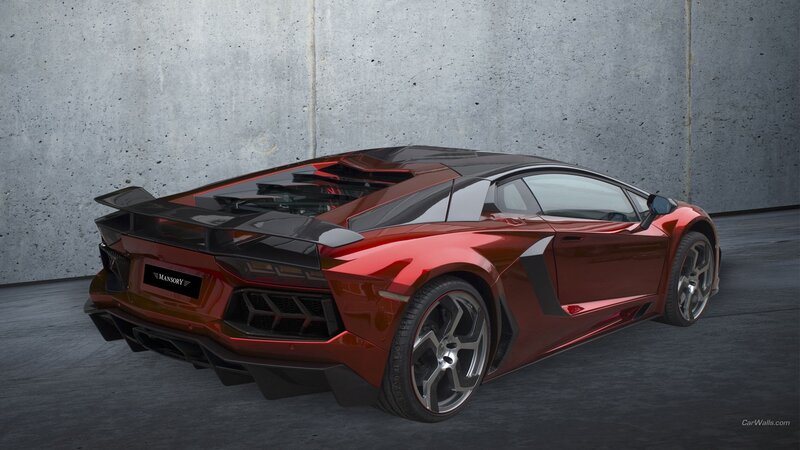Red Sports Car — Dramatic, 3d Render, Concrete Wall