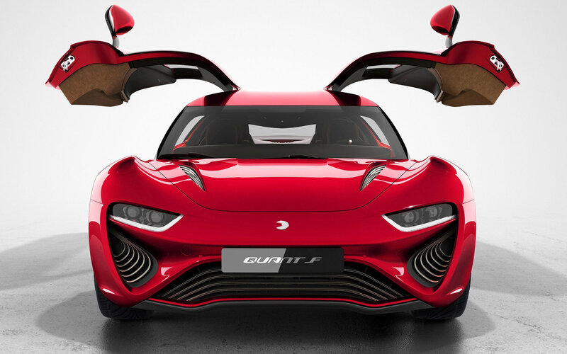 Red Sports Car — Dramatic, 3d Render, Doors, Headlights
