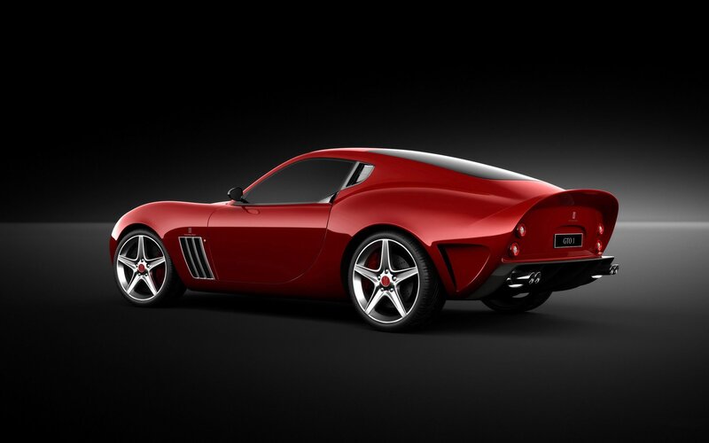 Red Sports Car — Dramatic, 3d Render, Wheels, Exhaust, Black, Gto 1