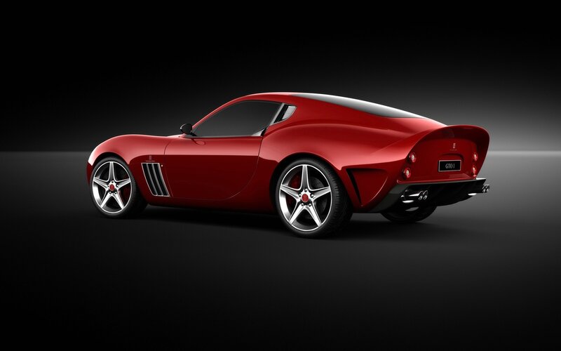 Red Sports Car — Dramatic, 3d Render, Wheels, Exhaust, Windows