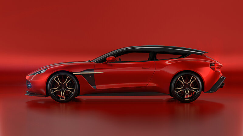 Red Sports Car — Dramatic, 3d Render, Wheels, Side Mirror